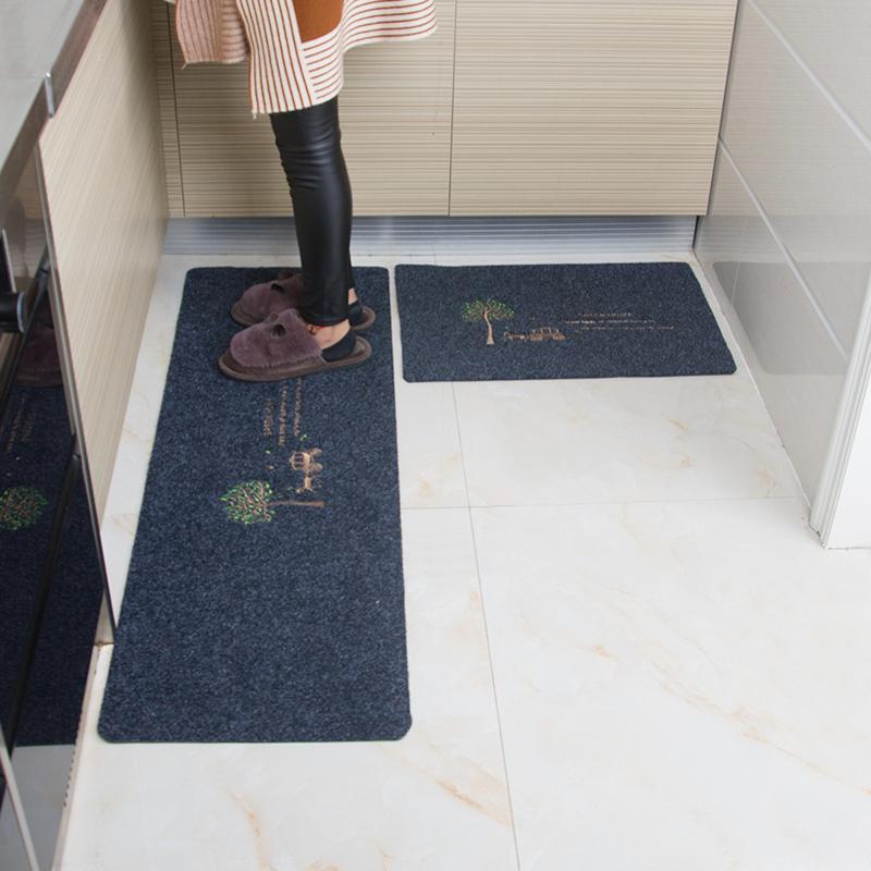 美帮汇厨房地垫长条防滑防油家用吸水脚垫卫浴进入户垫卧室口地毯