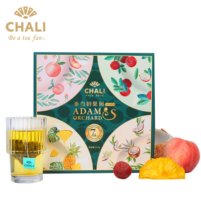 茶里（ChaLi）茶叶亚当的果园花果茶组合装蜜桃乌龙茶荔枝红茶茶包菠萝白茶泡水喝的水果茶