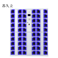苏久立智能手机柜存放柜充电柜存包柜储物柜60门充电透明款