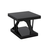 晋舰 茶几客厅双层长几短几小户型边桌沙发边几喝茶桌子 C款短几