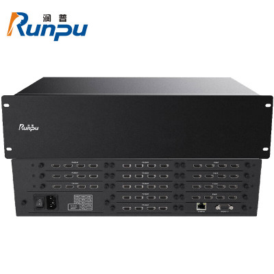 润普RP-YCL921616S 会议音频视频矩阵16路(支持机箱预留两张空板卡口)