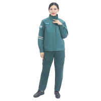燕舞BD2FF2523205F2F建设高强版春秋职业装150-195(计价单位:套)绿色