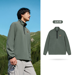 361°运动卫衣秋冬季新款加绒保暖卫衣男女同款_拼