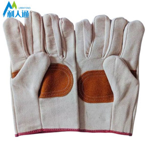 利人通 帆布皮掌手套 FB-04 双