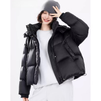 冬季新款短款时尚保暖休闲棉服女年高级感宽松加厚面包服外套