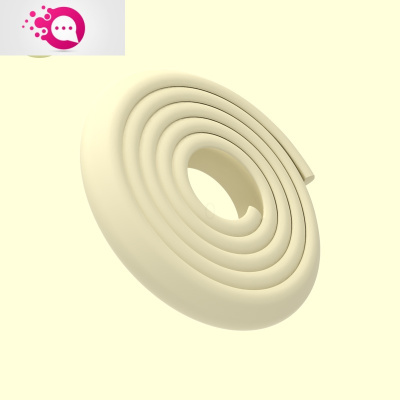 敬平防撞条免贴无痕加厚加宽茶几墙角包边防撞软包儿童防磕碰泡沫海绵L型加厚款-米白6米免贴胶（整根）-加厚款