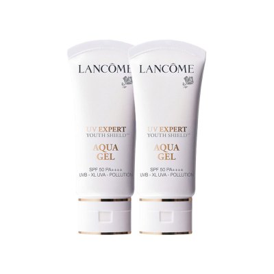 2支装|兰蔻小白管-兰蔻水漾轻透隔离防晒50ml小白管SPF50+清爽养肤轻薄透气