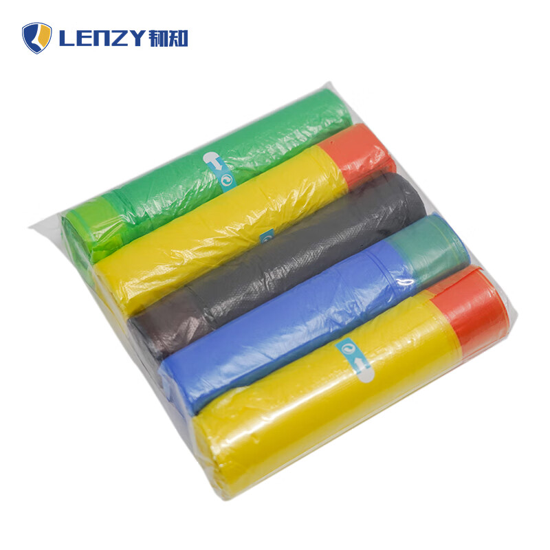 韧知 垃圾袋 加厚抽绳款45*50 1卷15个(颜色随机)20卷