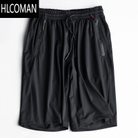 HLCOMAN休闲冰丝短裤男士夏季薄款速干外穿五分裤运动裤网眼宽松篮球中裤