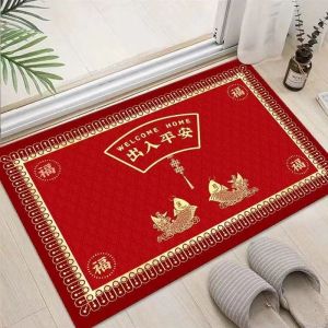 60x90cm欢迎光临门垫店铺门口入户地垫酒店防滑迎宾地毯出入平安