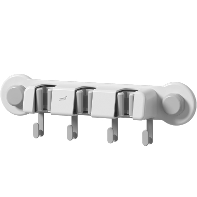 太力拖把架吸盘壁挂夹一排浴室墙壁门后扫把无痕挂钩免打孔强力承重