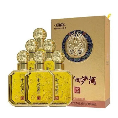 金沙回沙 龙润九州 酱香型白酒 53度500ml*6瓶 原箱发货