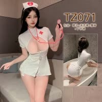 九里晴川内衣性感睡衣蕾丝透V领镂空紧身开裆免脱女成人用品 TZ071 均码