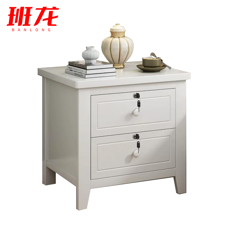 班龙床头柜50*40*50cm带锁台