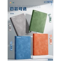 复古牛仔加厚皮面笔记本本子2025