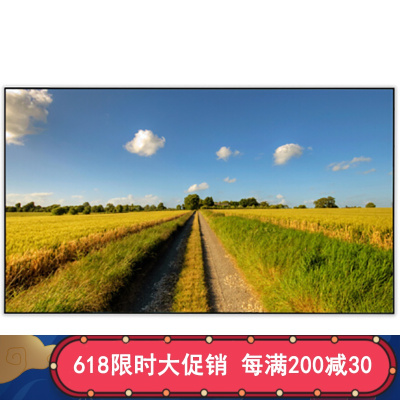 经科JK画框幕布窄边框H3-FL/W2投影机投影仪正投软幕100寸2.35:1