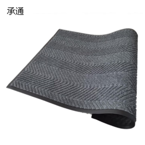 承通 轮胎纹加厚刮沙吸水防滑地垫 规格:0.8m*1 m 深灰 (单位:张)