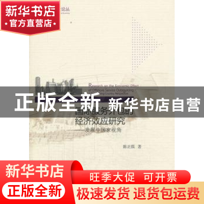 正版 国际服务外包的经济效应研究:发展中国家视角 陈正儒著 经济
