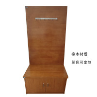 亿铁(YI TIE)宿舍换鞋柜凳带挂衣板一体行李柜