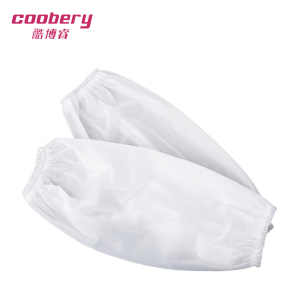 酷博睿(coobery) 防水套袖 PVC牛筋胶材质 防水耐油耐弱酸碱 劳保防护家务清洁 透明袖套 均码
