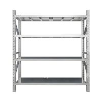 洛诗莲 (RoyceLand) 不锈钢货架304材质四层仓储货架 150*60*200cm/300kg主架