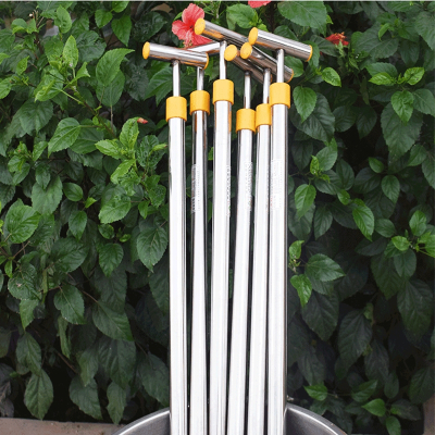 花知趣不锈钢农用手动往复式喷雾器打农药喷枪浇花洒水抽拉伸缩长杆