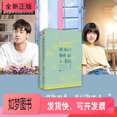 正版新书-正版致我们单纯的小美好全两册赵乾乾著沈月胡一天主演电视剧原著青春文学校园爱情都市言情小说致我们暖暖