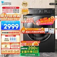 小天鹅(LittleSwan)10KG热泵烘干机家用干衣机AI正反转祛味除螨除潮回南天烘干机超薄TH100-HL02T