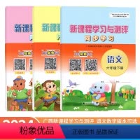 [2本]语文人教版+数学人教版 六年级下 [正版]2023春新课程学习与测评同步学习六年级下册语文数学英语人教苏教北师大