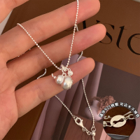 s925纯银葫芦吊坠项链女款轻奢高级感可抽拉毛衣链秋冬配饰潮送女朋友老婆情人节七夕生日礼物