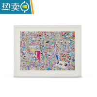 敬平拼图框1000片50X75框架500片2000片装裱画框挂墙实木相框定制简约 白色20 1000片拼图(81.3*4