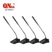 QNOA 启诺QN-WT640 有线电容式长眯鹅颈麦克风 黑色 台