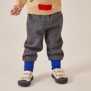 [1件3折价:39]moomoo童装小童新春针织长裤春秋新款儿童休闲裤女童洋气百搭