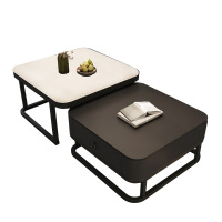 悦兴诚茶几岩板60*60*36cm套