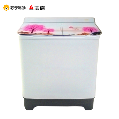 志高12.5公斤大容量半自动洗衣机双桶双缸家用波轮