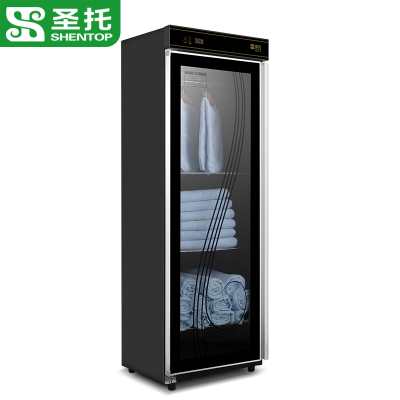 圣托(Shentop)美容院毛巾消毒柜 立式商用 紫外线单门触摸保洁柜 家用衣物衣服消毒用 YTD380-M2