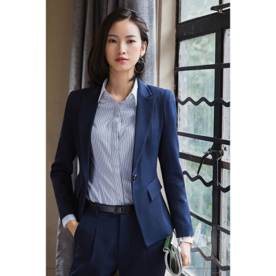 职业装女装套装秋装新款时尚修身西装正装白领工装珠宝销工作服