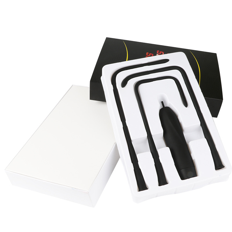 FAYA声波强震可换头硅胶尿道堵跳蛋扩张器男用马眼开发前列腺刺激自慰器 配三头