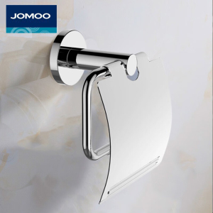 九牧(JOMOO)卫浴浴室五金挂件不锈钢纸巾架卷纸架厕纸盒931007-1C-1
