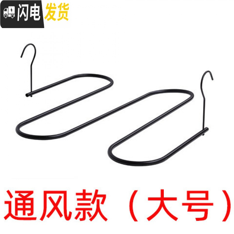 三维工匠晒被子圆形旋转衣架螺旋式晒衣架晾床单被罩被套折叠凉衣架 大s通风款黑色 1个晾晒架