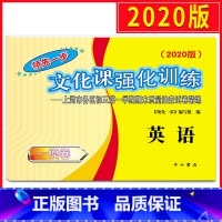 [正版]2020上海领先一步中考一模卷英语 试卷 文化课强化训练一模卷 上海市各区初三第一学期期末质量抽查试卷精编 中