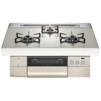 日本原装进口NORITZ/能率燃气灶烤箱灶PROGRE系列浅灰色N3S11PWAS6STEC天然气75cm