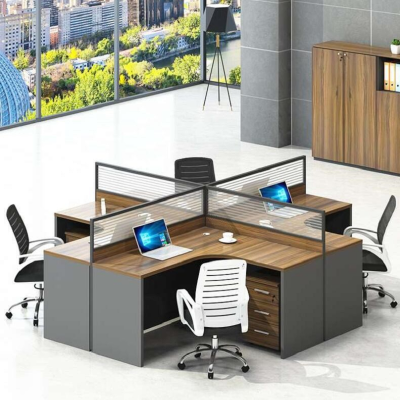 心业十字屏风办公桌XY-BPF6玻璃屏风办公桌 此产品单件不出售批量请联系客服