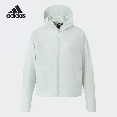 adidas/阿迪达斯连帽外套运动休闲防晒薄款女装上衣IW9432 D