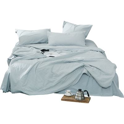 美帮汇家纺色织空调被全棉夏被双人1.5m1.8m夏凉被浅意星河