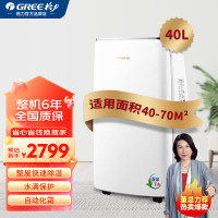 格力除湿机智能抽湿机除湿器家用卧室低噪地下室工业吸湿器大面积去湿机空气干燥机40升DH40EFA1A