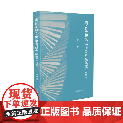语言学和文史语言研究集稿(续集) 李开著 16开 音韵校勘注释、语言理论、汉语文化,三大版块,语言学家李开先生的成果