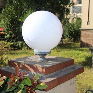 苏宁放心购 户外柱头灯庭院灯围墙圆球灯柱柱子大灯亚克力球形罩LED防水