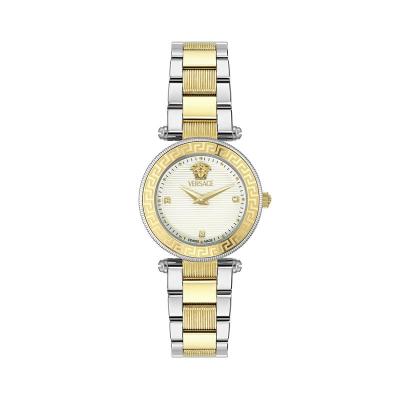 女士石英两针简约时尚白色表盘名品腕表