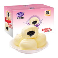 港荣Kong WENG蓝莓果汁灌芯蒸蛋糕900克箱装健康美味家庭必备